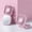 @003-Pink, variant on YiJuHui USB Rechargeable Portable Handheld Fan with Mirror, 3 Speeds Hanging Neck Fan, Powerful Mini Fan for Outdoor Travel Office Home, Personal Cooling Fan with Lanyard