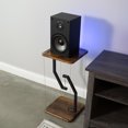thumbnail image 6 of VIVO Rustic Vintage Brown/Black Tensegrity Speaker Floor Stand Floating Platform, 6 of 6