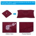 thumbnail image 3 of Uxcell Inflatable Pillow, Ultralight Camping Travel Pillow for Hiking, Wine Red 3 Pack, 3 of 6