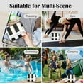 thumbnail image 7 of MateeyLife 17PCS Travel Bottles for Toiletries, TSA Approved Travel Size Containers, Leak Proof Travel Containers for Toiletries, Silicone Travel Kit for Shampoo, Conditioner BlackWhite, 7 of 7