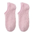 thumbnail image 3 of Women's Cozy Slipper Socks, Non- Indoor Floor Booties for Winter Warmth,Pink,One Size, 3 of 4