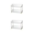 thumbnail image 1 of Maytalsory Bathroom And Sink Storage Cabinet Kitchen Kitchen Shelf Transparent Color Say Goodbye Cluttered Functional Solution Transparent color 2 2Set, 1 of 6
