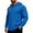 Blue, variant on Fnnxeal Mens Fall Jackets Casual Solid Hoodide Multi-Pockets Long Sleeves Outwear Black Jackets for Men Size 2XL