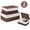 Brown, variant on Tripumer 3pcs Woven Storage Basket Set with Lids & Removable Liners, Dust-Proof Rectangle Organizer Bins for Bedroom Closet Pantry, Khaki