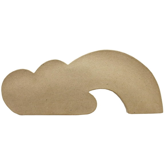 Paper Mache Rainbow: 15.5 x 5.75 inches