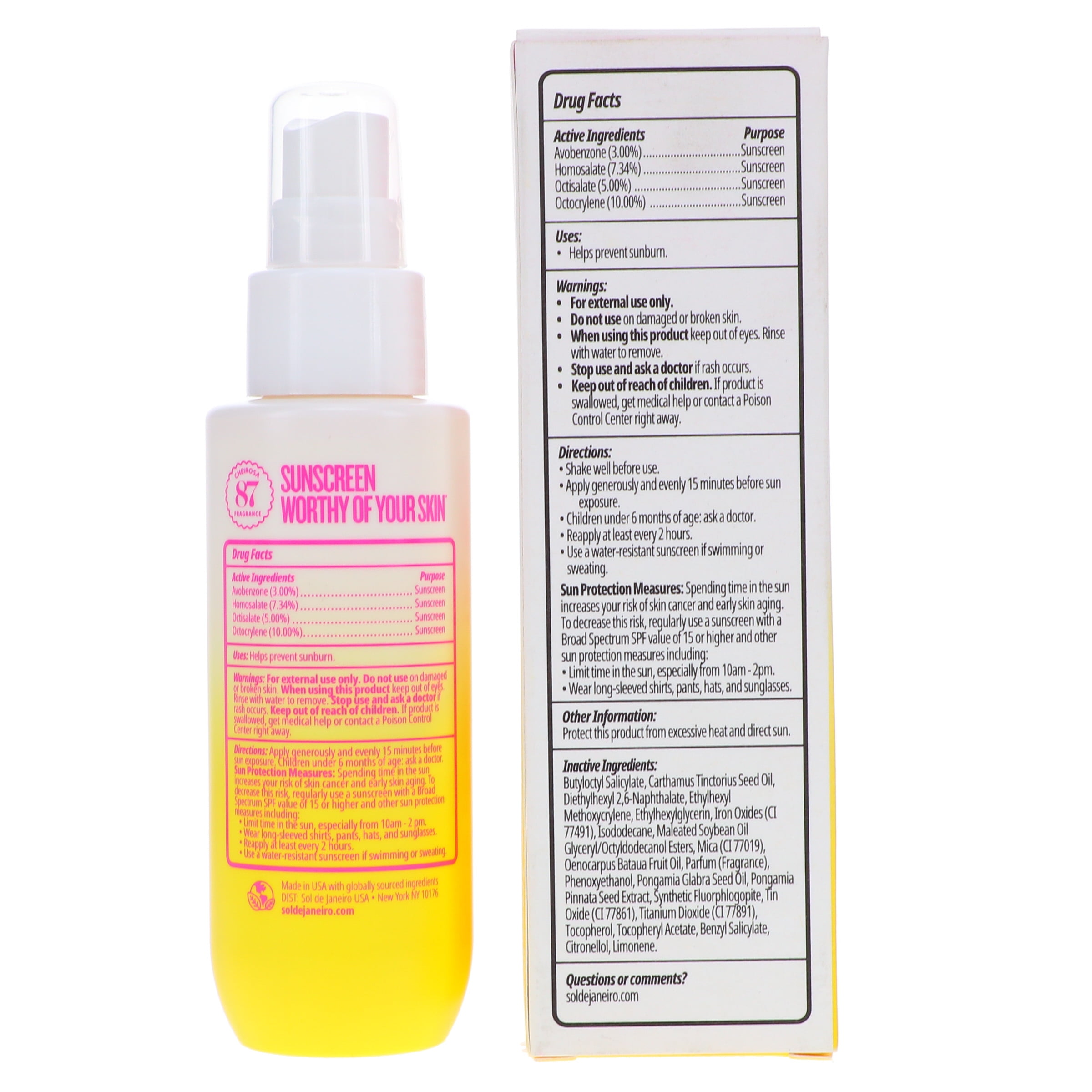 Sol de Janeiro Rio Radiance SPF 50 Body Oil 3 oz