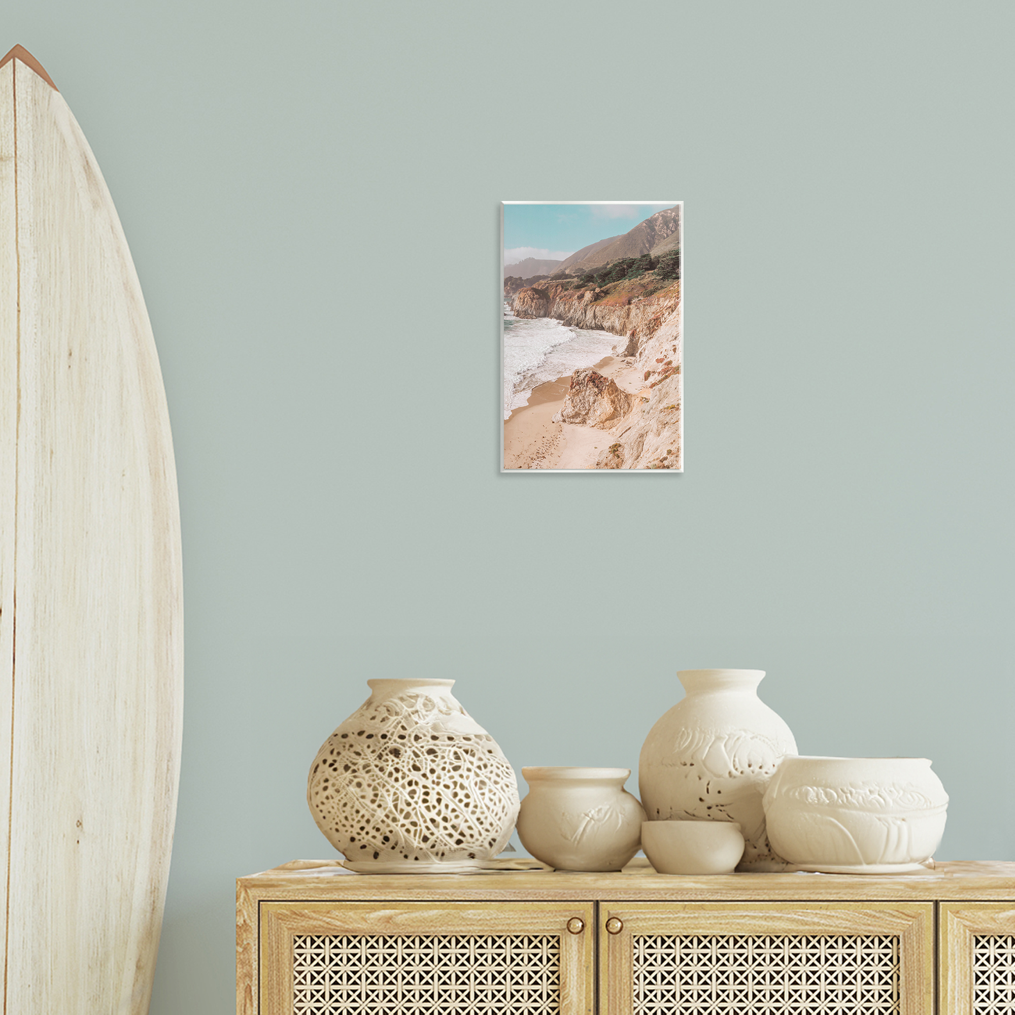 Stupell Industries Rocky Ocean Cove Landscape & Nature Photography Unframed Art Print Wall Art, 10 x 15