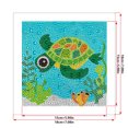 thumbnail image 2 of Diamond Painting Kit, Turtle 5D Diamond Painting Starter Set, Easy and Fun DIY Craft Kit, Perfect for Beginners' Creative Art Activities 7.09 x 7.09 in, 2 of 8