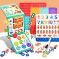 thumbnail image 5 of Qocolhg Magnetic Fraction Disc Demonstrator Elementary School Math Teaching Denominator Numerator Decomposition Awareness Addition And Subtraction Operations Back to School Supplies on Clearance, 5 of 5