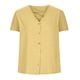 thumbnail image 5 of Camiseta cómoda con cuello en V elegante para mujer Blusa de manga corta Tops casuales OAVQHLG3B Store lin121212, 5 of 5