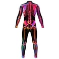 thumbnail image 3 of JAJAHO Kids 3D Skeleton Jumpsuit Boys Girls Halloween Jumpsuit Zipper Front Dress Up Onesies 7-14Y, 3 of 5