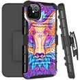 thumbnail image 1 of DALUX Hybrid Kickstand Holster Phone Case Compatible with Iphone 12 / Iphone 12 Pro (6.1 in) - Fox Mandala, 1 of 2