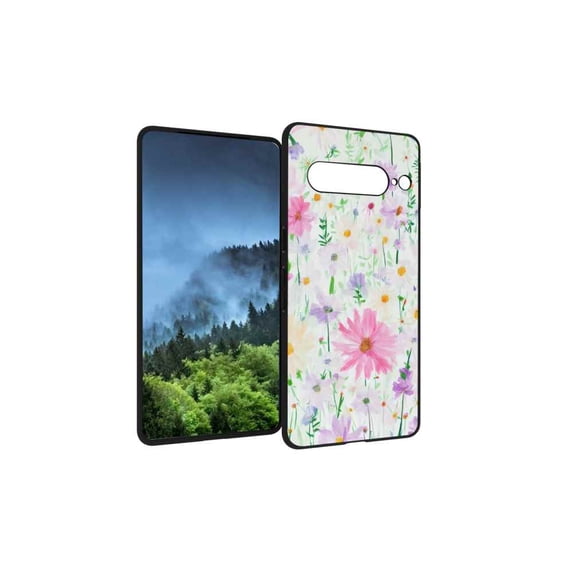 Compatible with Google Pixel 7 Pro Phone Case, Flowers123 155 Case Men Women, Flexible Silicone Shockproof Case for Google Pixel 7 Pro