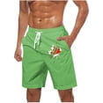 thumbnail image 2 of Awdneio Men's Shorts Quick Dry Board Shorts with Mesh Lining, Breathable Fit Print Beach Shorts Swimwear Bathing Suits, 2 of 5