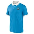 thumbnail image 2 of Men's Fanatics Blue Charlotte FC Second Period Polo Shirt, 2 of 3