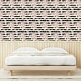 thumbnail image 3 of Ambesonne Spring Floral Peel & Stick Wallpaper for Home, Blooms Boho Butterfly, 13"x72", Pale Pink Pale Mustard, 3 of 5