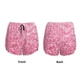 thumbnail image 5 of Lsque Pink Glitter Printed Women's Running Shorts with Liner Pockets,Elastic Quick Dry Workout Athletic Gym Yoga Shorts,Womens High Waist Shorts-X-Large, 5 of 9