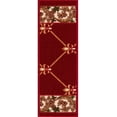 thumbnail image 3 of Stair Treads Fleur De Lis Floral Design Machine Washable Non Slip Backing, 8.5''X26'', 3 of 5