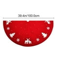 thumbnail image 2 of OULII Falda Roja Para Árbol Accesorio Decorativo Para Hogar Y Comercios, 2 of 8