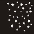 thumbnail image 2 of Mixed size Stars Wall Stickers Kid Decal Art Nursery Bedroom Vinyl Decoration/ 17 Star Stickers 6108 White, 2 of 2