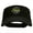 Black, variant on The Poker Club Embroidered Cotton Twill Sun Visor - Dk Green OSFM