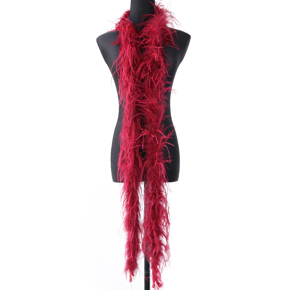 Ostrich Feather Scarf – DIY Craft, Dance, Wedding & Party Costume Accessories, Soft Pink Feathers