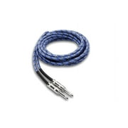 Hosa Cloth Guitar Cable Straight to Same 18FT [MISC ACCESSORY] Black, Blue, White