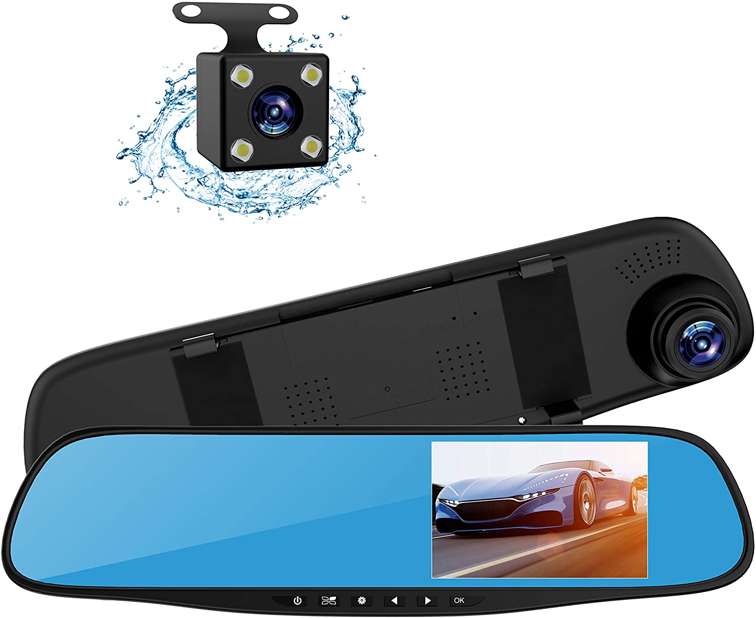 Thinkware U1000 4k Dash Cam Uhd 3840x2160 150 Wide Angle Dashboard Camera Walmart Com Walmart Com