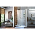 thumbnail image 5 of DreamLine Unidoor 43-44 in. W x 72 in. H Frameless Hinged Shower Door with Shelves in Brushed Nickel, 5 of 13