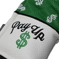 thumbnail image 6 of MoneyClub Retro L Shape Golf Putter Blade Style (Green with White Emblem) Headcover in The Money Pay Up $ Limited Edition Vintage Leather Style, 6 of 8