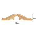 thumbnail image 1 of Maison d'Architecture/bricolage Voie Ferrée en Bois Jouets de Course Ferroviaire Toutes Sortes d'Accessoires de Pont Adaptés au Bois Biro s Cadeau pour Enfants, 1 of 7
