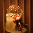 thumbnail image 2 of 1pc Heart Led Rose Balloon Bouquet Led Light Rose Balloons Mother Day Wedding Decor Birthday Party Gift Valentine's Day22 inch Gao Jinjia LED, 2 of 2