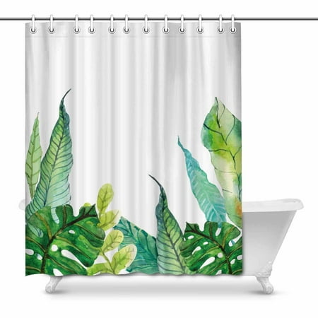 Mkhert Summer Hawaiian Tropical Palm Tree Banana Leaves Monstera