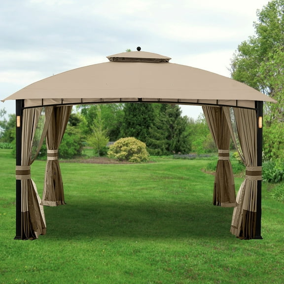 Garden Winds Replacement Canopy Top Cover for the Moorehead Gazebo -Standard 350