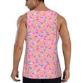 thumbnail image 3 of Gaeub Donut Men's Athletic Tank Top, Workout Sleeveless Shirts, Running Tank Tops for Gym, Running, Training - Medium, 3 of 9