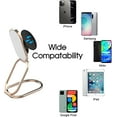 thumbnail image 3 of Support de Bague de Téléphone NETSENG Réglable pour Magnétique Compatible avec Téléphone Android et iPhone - Or Rose, 3 of 5