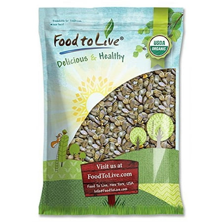 Organic Non Gmo Sunflower Seeds Organic Dry Roasted Pumpkin Seeds with Sea Salt, 12 Pounds — Non-GMO Kernels, Pepitas, Kosher, Vegan, No Shell, Healthy Snack, Bulk – by Food to Live ()