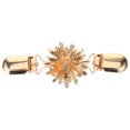 thumbnail image 1 of 2Pcs Antique Silver Flower Shape Shawl Collar Clasp For Gift Giving, 1 of 8