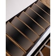 thumbnail image 7 of Stair Treads for Wooden Steps, Brown Black Ombre Peel and Stick Stair Treads with Reusable Adhesive, Modern Gradient Abstract Art Non Slip Indoor Stairs Runner Rugs Mats for Elders Dogs 8"x30" 7PCS, 7 of 7