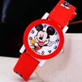 thumbnail image 3 of 2023 nuevo reloj de dibujos animados de moda lindos niños Mickey Mouse relojes niños niñas Pu cuero reloj de pulsera de cuarzo, 3 of 5