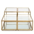 thumbnail image 4 of Jawone Coffee Table with Polished Gold Finish, 4 of 4