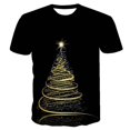 thumbnail image 1 of Source Christmas 3D Printed Men's Short Sleeve Top Christmas Tree 3D Digital Printed Men's T-Shirt, 1 of 5