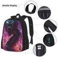 thumbnail image 3 of Balery Neon Futuristic Dragon Mochila Escolar 3 en 1 para Niños - Mochila Resistente con Lonchera Térmica y Estuche - Mochila Escolar para Niños y Niñas, 3 of 7
