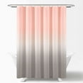 thumbnail image 3 of Lush Decor Umbre Fiesta Polyester Shower Curtain, 72x72, Blush/Gray, Single, 3 of 9