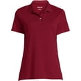 thumbnail image 3 of Lands' End Women's Short Sleeve Feminine Fit Interlock Polo Shirt, 3 of 3