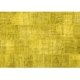 thumbnail image 1 of Ahgly Company Indoor Rectangle Patchwork Yellow Transitional Area Rugs, 2' x 5', 1 of 4
