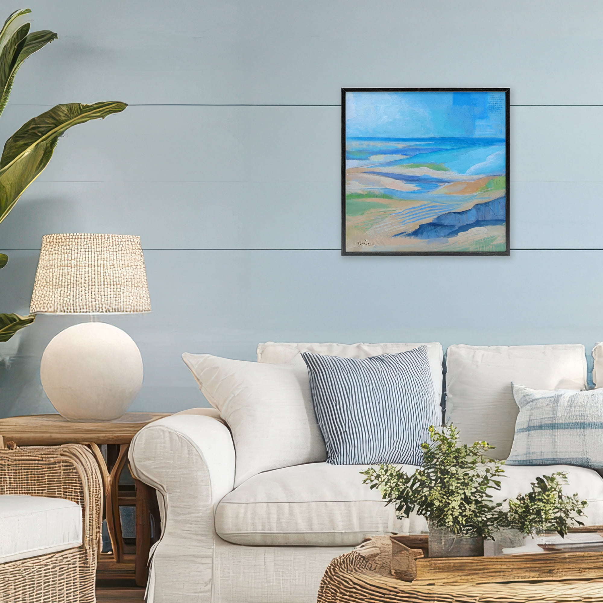 Stupell Industries After The Storm Beachscape Black Framed Giclee Art, design by Lynn Ericson Fine Art