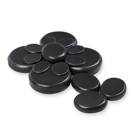 Massage Rocks - Kendal 16 Pcs Professional Large Massage Stone Set Basalt Hot Rocks Stones