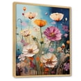 thumbnail image 2 of Designart "Playful Collage Of Meadow Flowers I" Countryside Floater Framed Wall Art Prints, 2 of 5