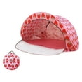 thumbnail image 4 of Beach Sun Shade Tent Easy Setup Quick Opening Zipper Door Portable Sun Shelter Pink Strawberry, 4 of 9